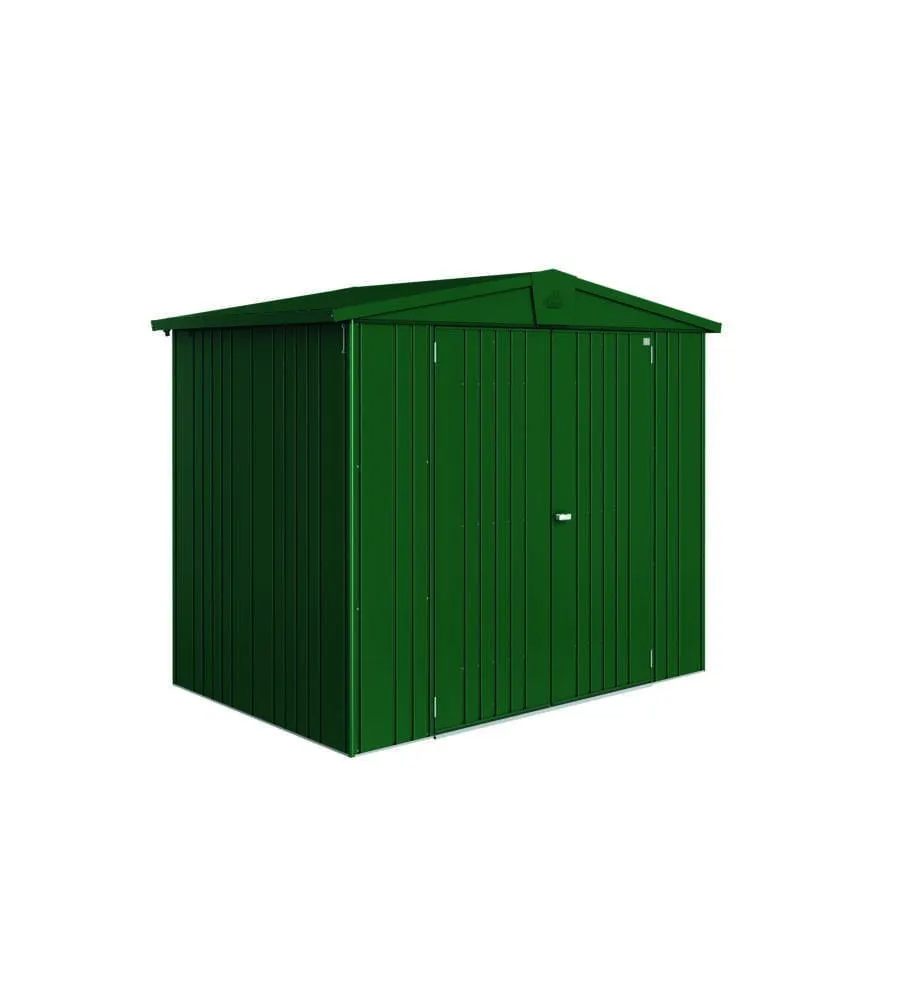 CASETTA EUROPA "3" IN ACCIAIO ZINCATO VERDE SCURO 244 X 156 X 203H - BIOHORT. 23030