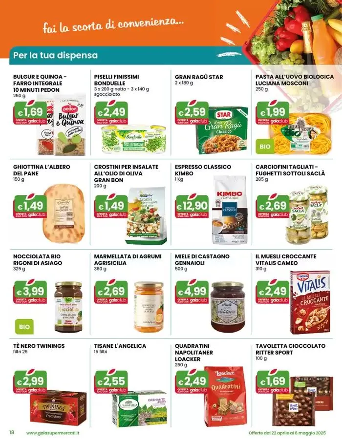 Offertissime da 22 aprile a 6 maggio di 2025 - Pagina del volantino 18