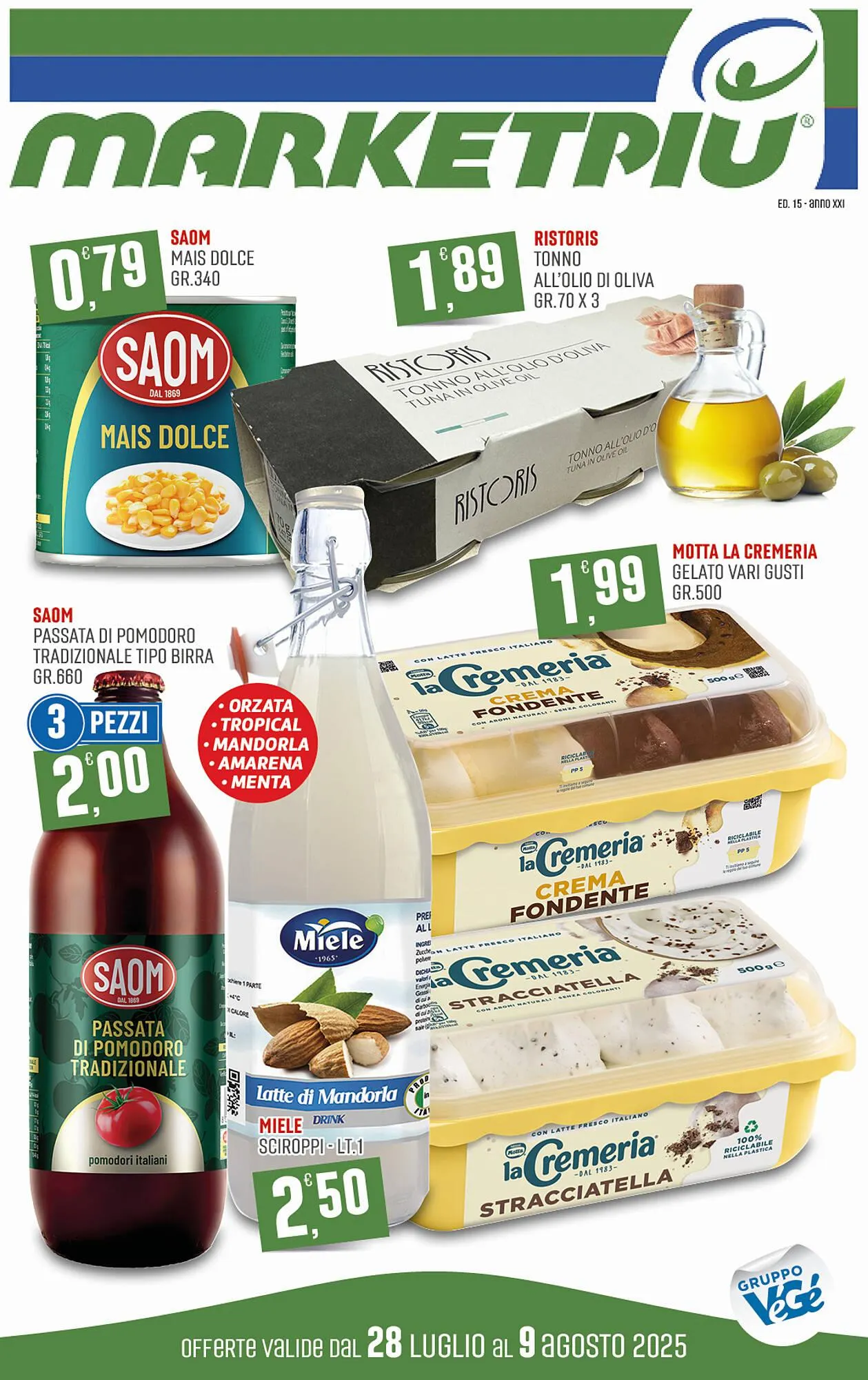 Volantino Marketpiù da 28 luglio a 9 agosto di 2025 - Pagina del volantino 1