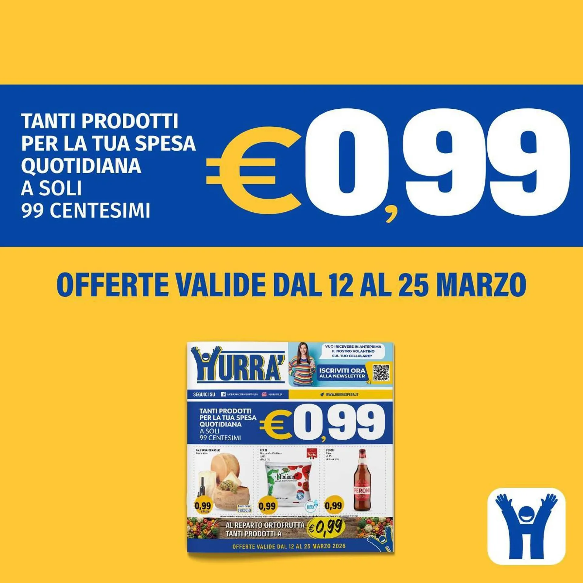 Volantino Hurrà da 12 marzo a 25 marzo di 2026 - Pagina del volantino 1