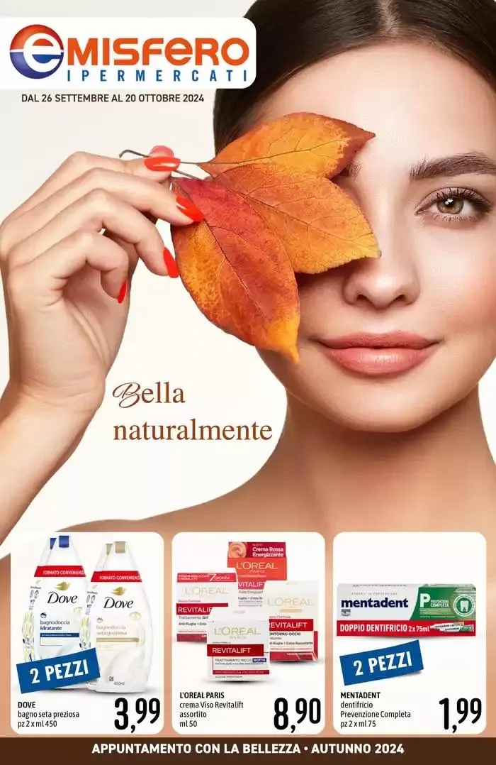 Catalogo Bellezza da 30 settembre a 20 ottobre di 2024 - Pagina del volantino 1