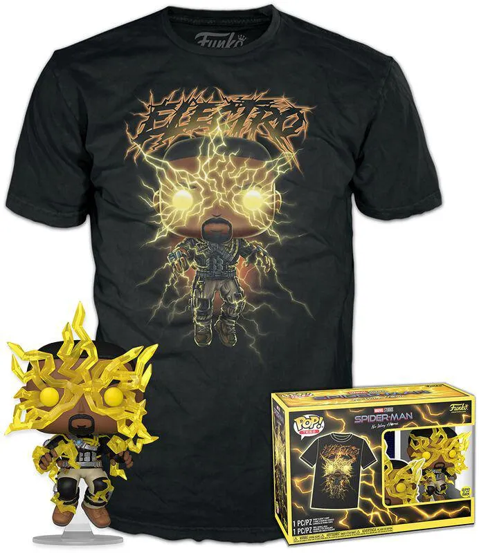 No Way Home - Electro - POP! & Tee | Funko Pop! | Spider-Man