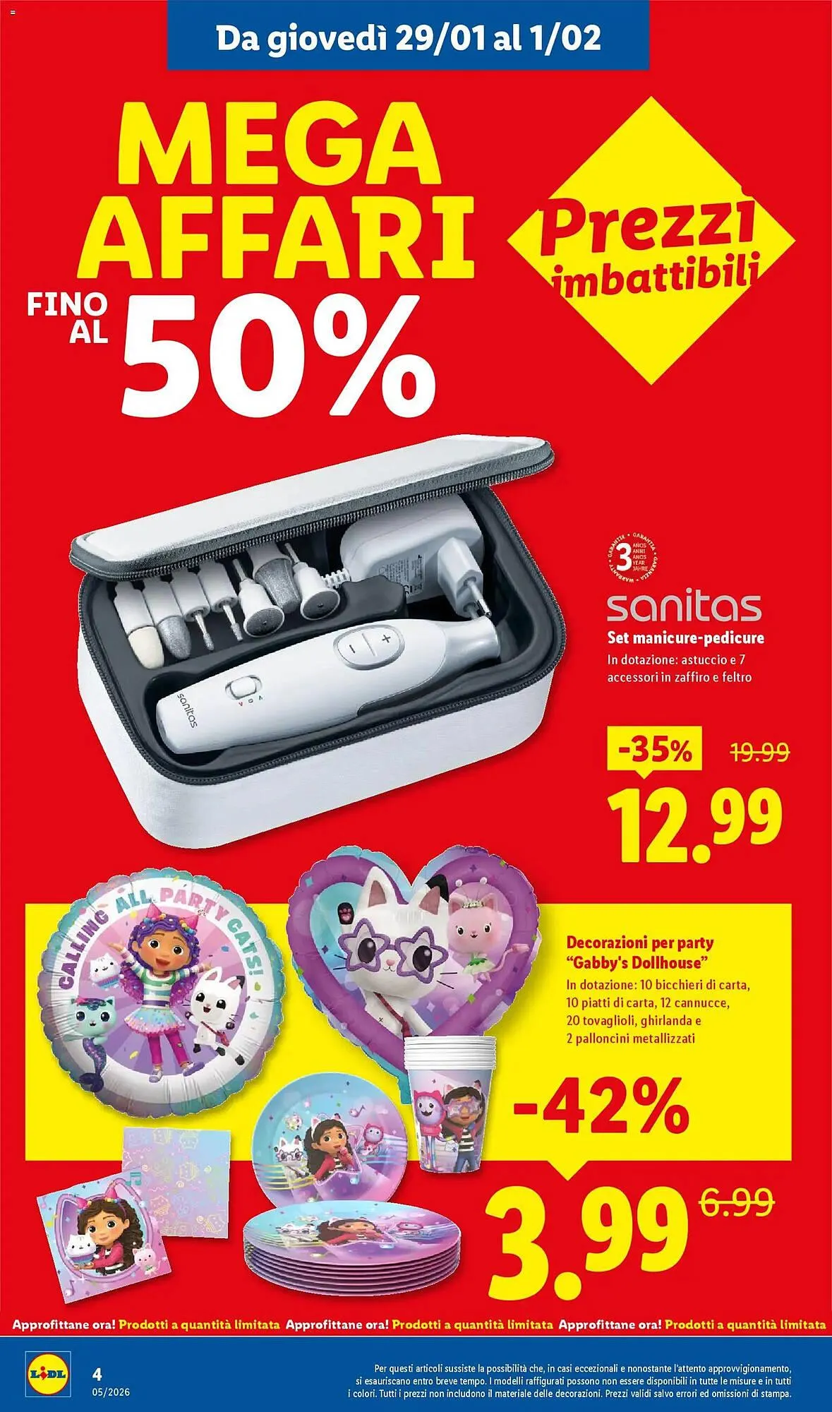 Volantino Lidl da 29 gennaio a 1 febbraio di 2026 - Pagina del volantino 4