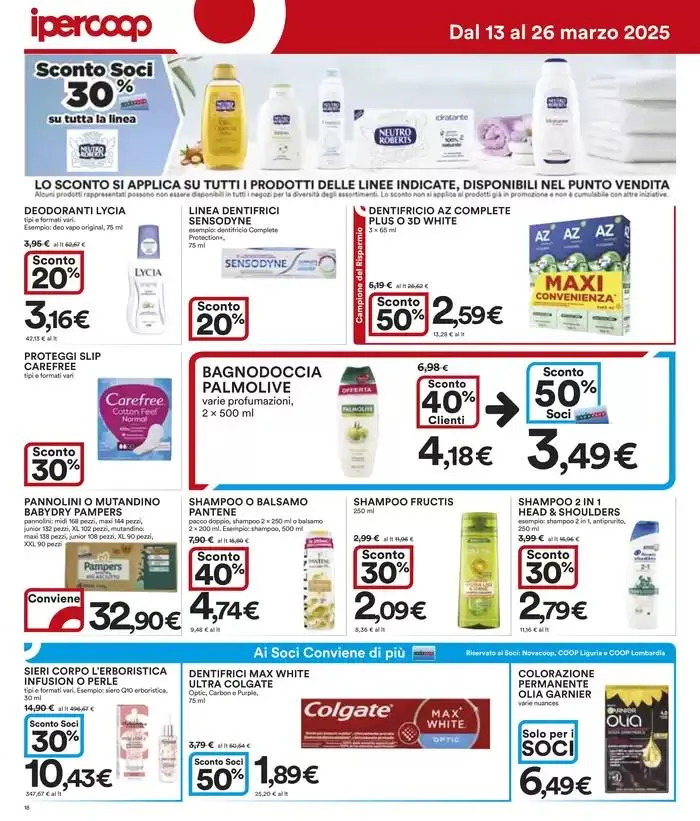 Sconti 30% - 40% - 50% da 13 marzo a 26 marzo di 2025 - Pagina del volantino 18