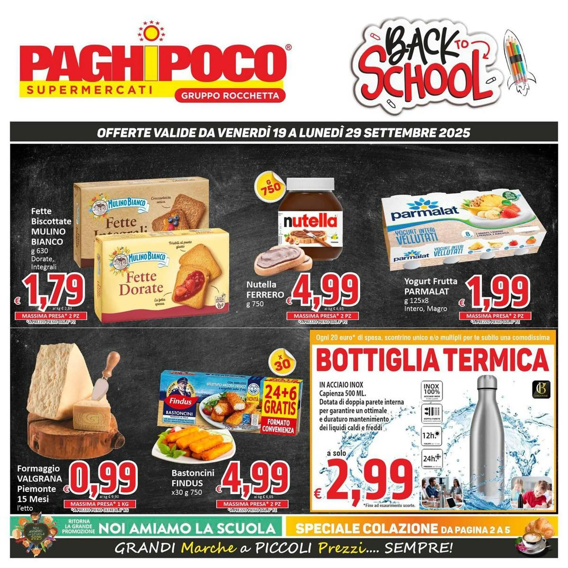 Volantino Paghi Poco da 19 settembre a 29 settembre di 2025 - Pagina del volantino 1