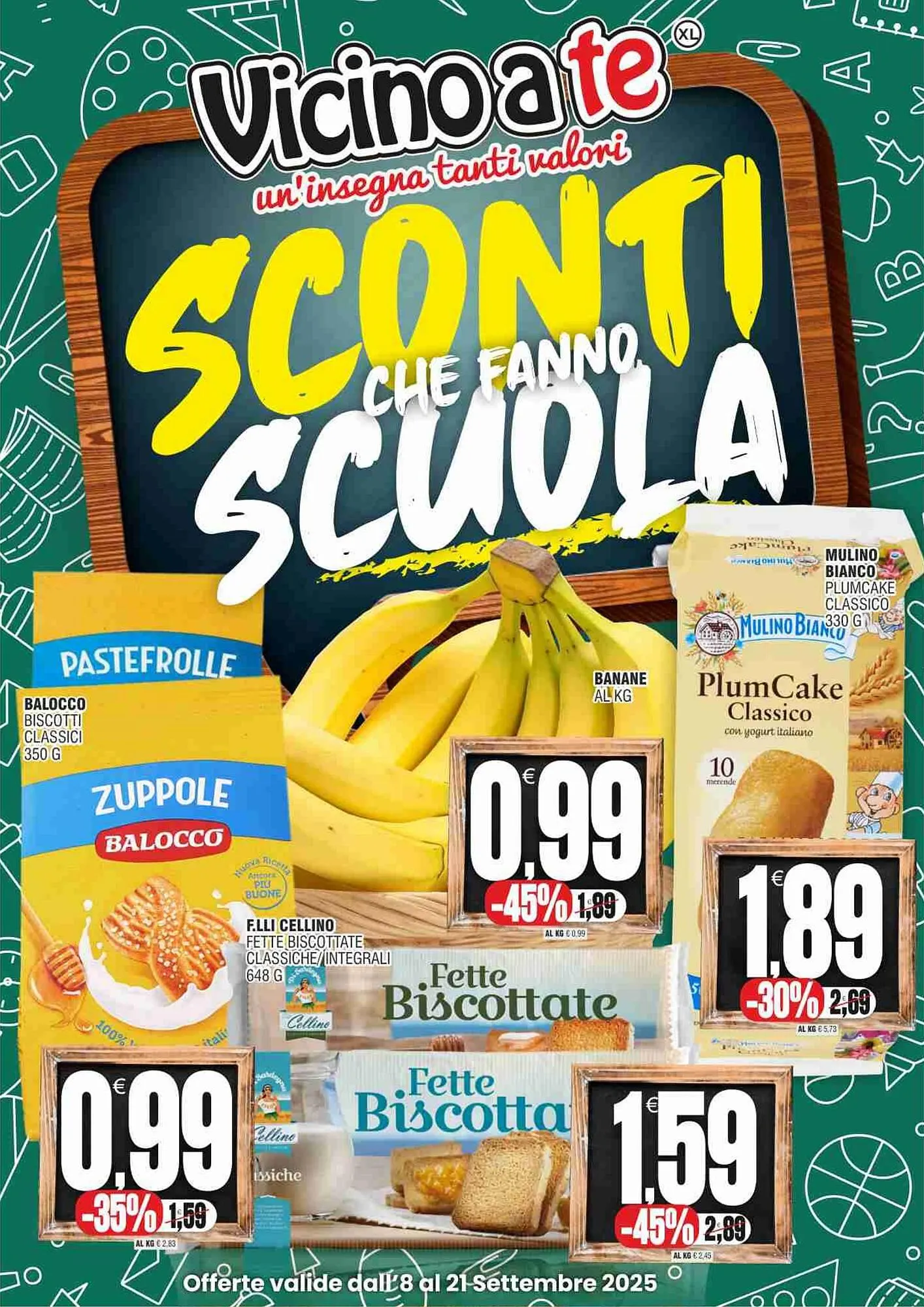 Volantino Vicino a te supermercati da 8 settembre a 21 settembre di 2025 - Pagina del volantino 1