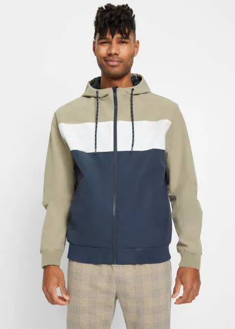 Giacca da mezza stagione con poliestere riciclato