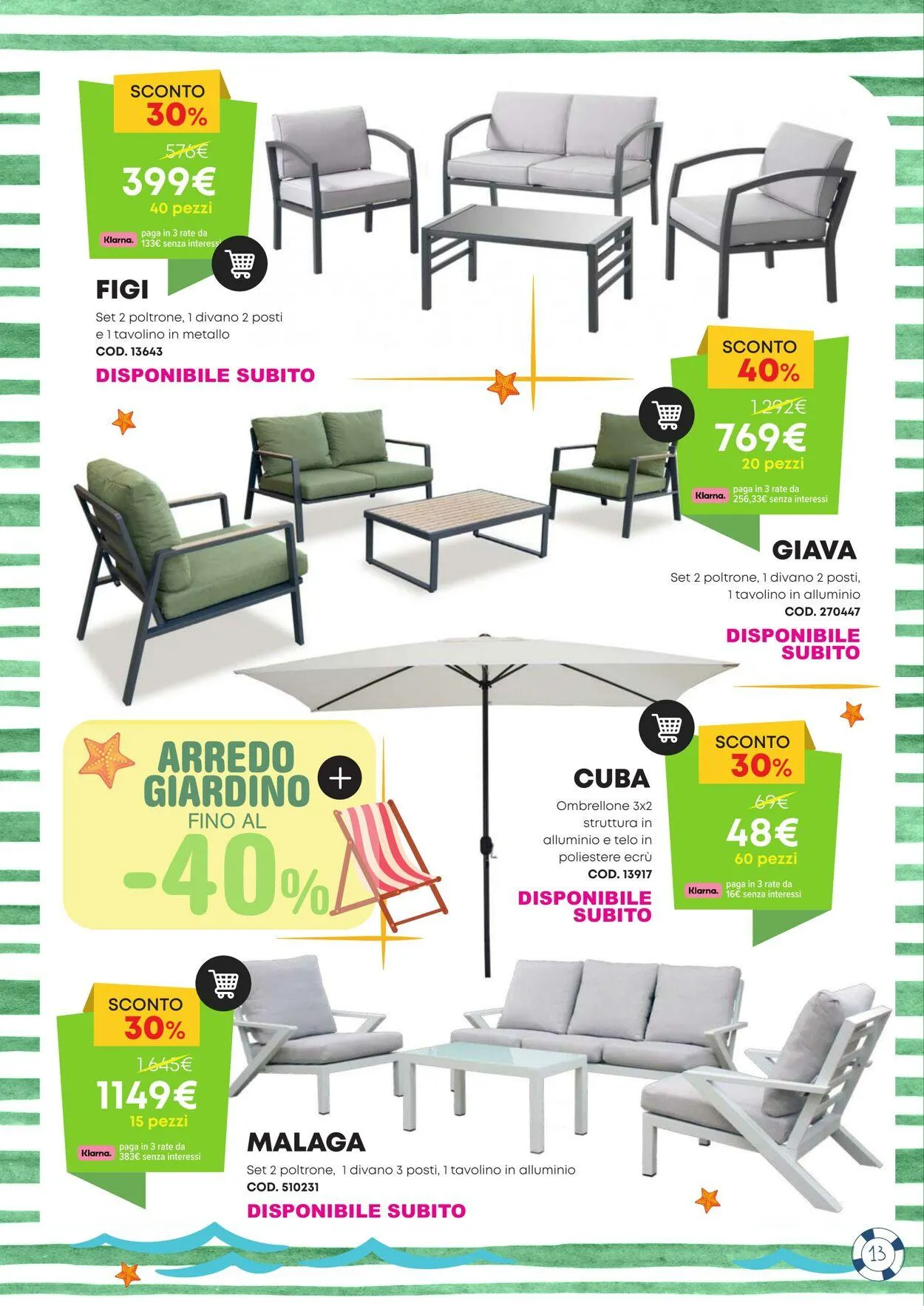 Conforama Volantino attuale da 13 giugno a 27 giugno di 2025 - Pagina del volantino 13