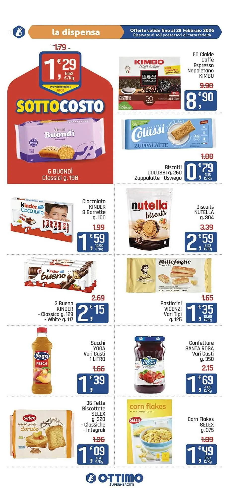 Volantino Ottimo Market da 19 febbraio a 28 febbraio di 2026 - Pagina del volantino 9