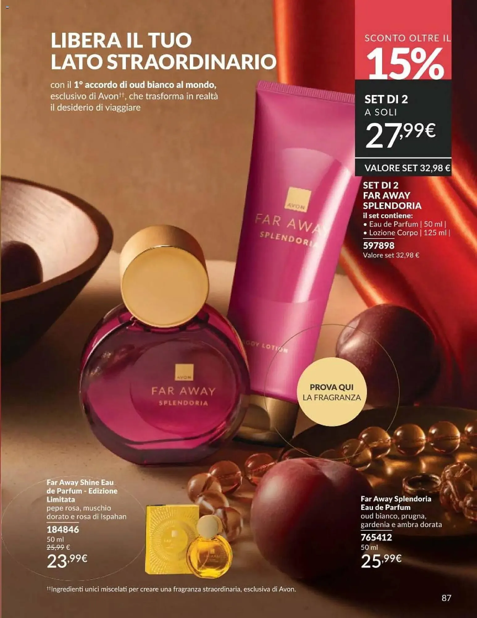 Catalogo Avon da 1 maggio a 31 maggio di 2026 - Pagina del volantino 87