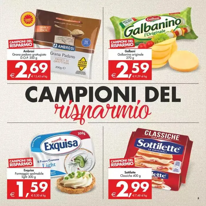 Campioni di risparmio da 21 marzo a 31 marzo di 2025 - Pagina del volantino 3