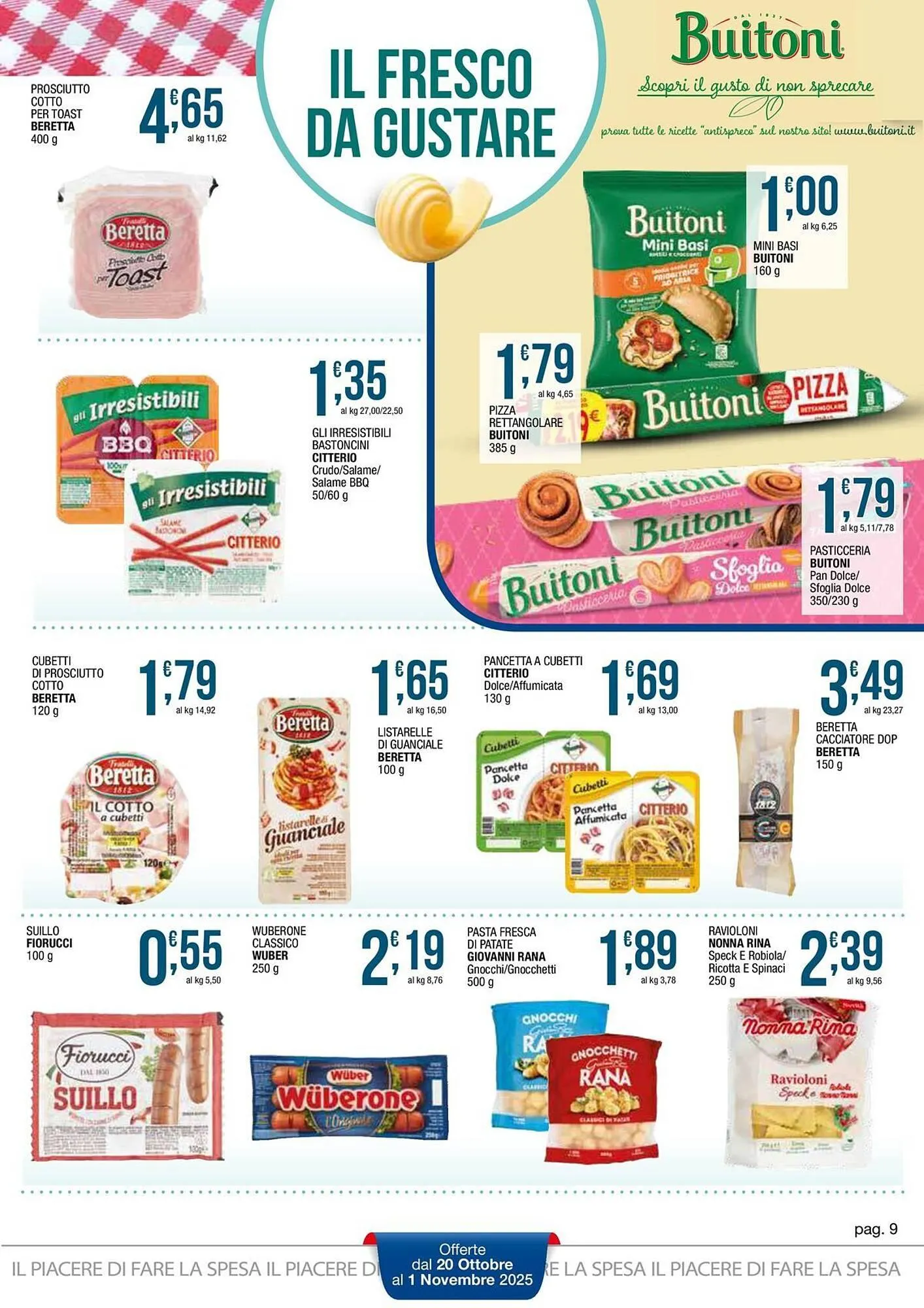 Volantino Sidis da 20 ottobre a 1 novembre di 2025 - Pagina del volantino 9