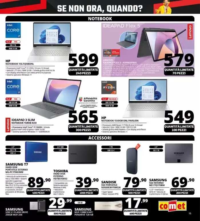 Black Friday Gran Finale da Comet! da 27 novembre a 2 dicembre di 2024 - Pagina del volantino 15