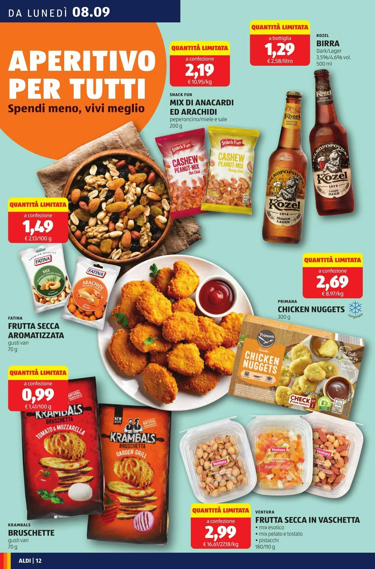 Aldi Volantino attuale da 8 settembre a 14 settembre di 2025 - Pagina del volantino 12