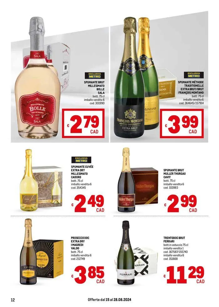 Offerte per te da 15 agosto a 28 agosto di 2024 - Pagina del volantino 12