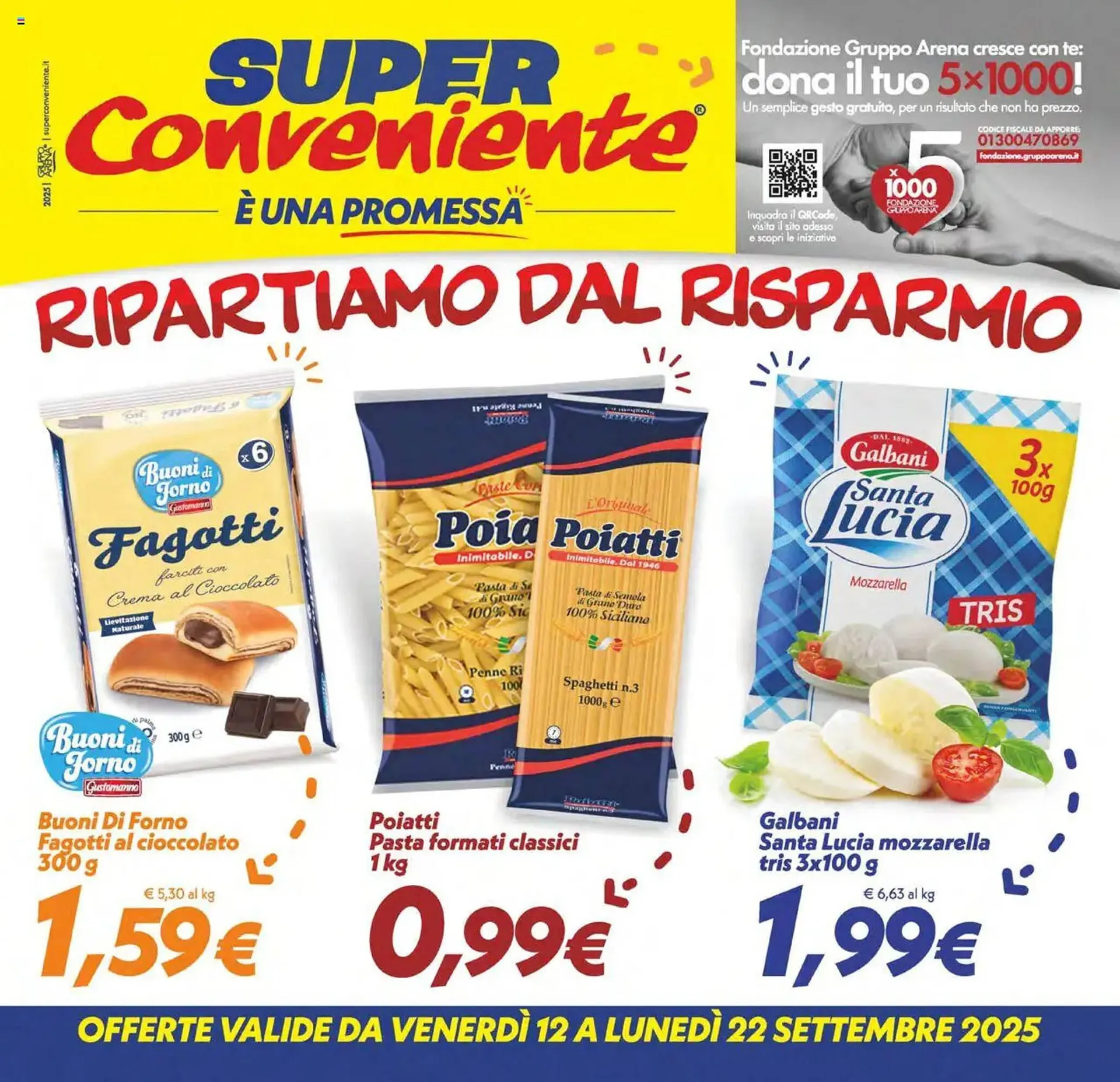 Volantino Iper Super Conveniente da 12 settembre a 22 settembre di 2025 - Pagina del volantino 1