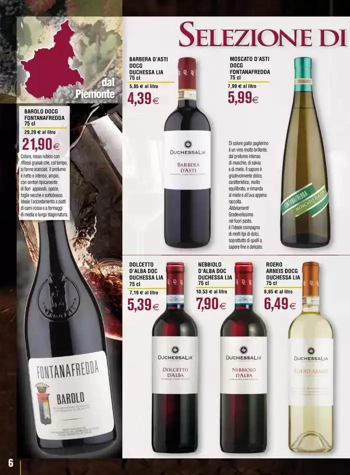 Selezione di vini italiani da 23 aprile a 21 maggio di 2025 - Pagina del volantino 6