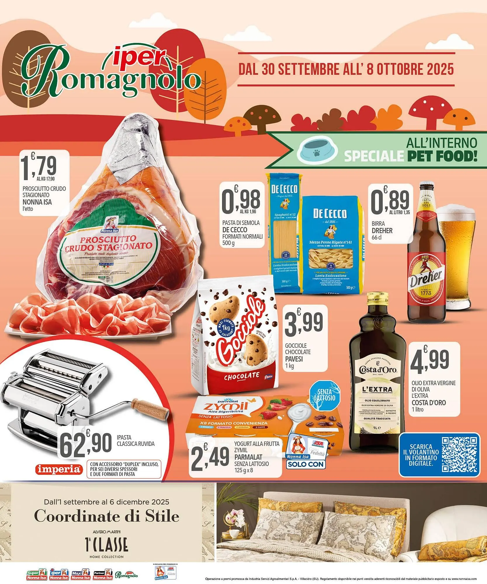 Volantino Iper Romagnolo da 30 settembre a 8 ottobre di 2025 - Pagina del volantino 1