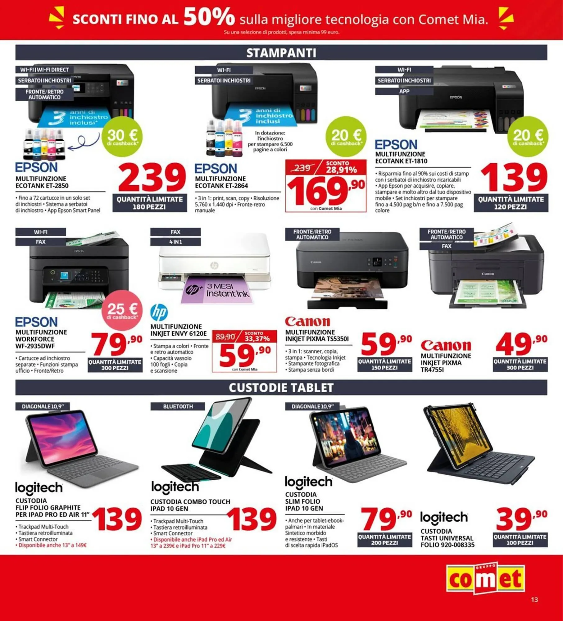 Volantino Comet da 2 gennaio a 21 gennaio di 2026 - Pagina del volantino 13