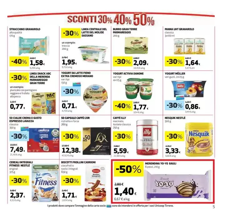 Sconti 30% 40% 50% da 27 marzo a 9 aprile di 2025 - Pagina del volantino 5