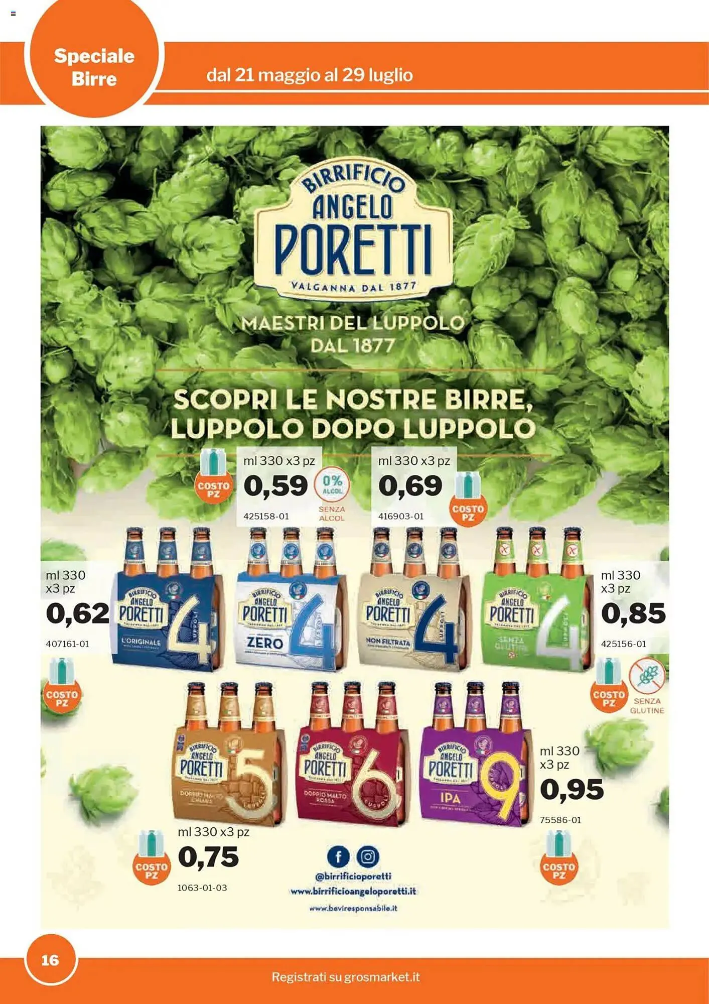 Volantino GrosMarket da 21 maggio a 29 luglio di 2025 - Pagina del volantino 16
