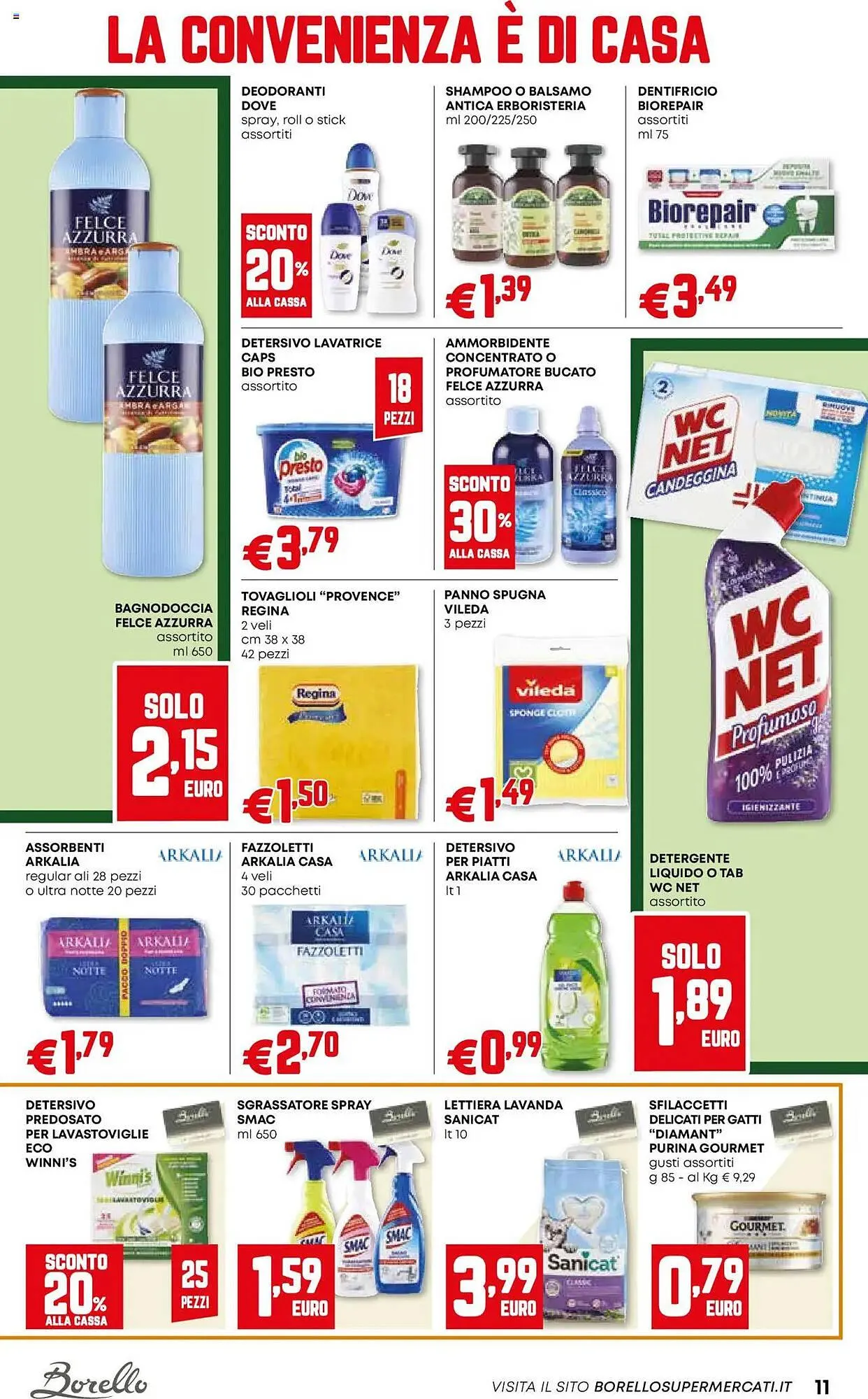Volantino Borello Supermercati da 27 febbraio a 12 marzo di 2025 - Pagina del volantino 11