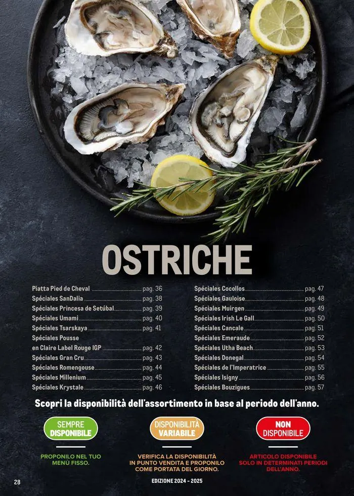 Catalogo Frutti di mare da 11 luglio a 31 luglio di 2025 - Pagina del volantino 28