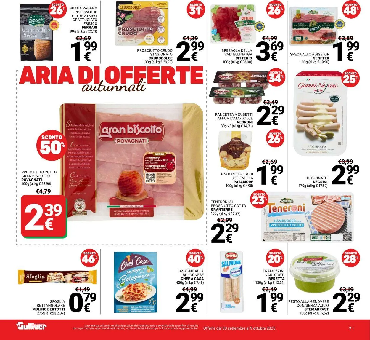 Gulliver Volantino attuale da 30 settembre a 9 ottobre di 2025 - Pagina del volantino 7
