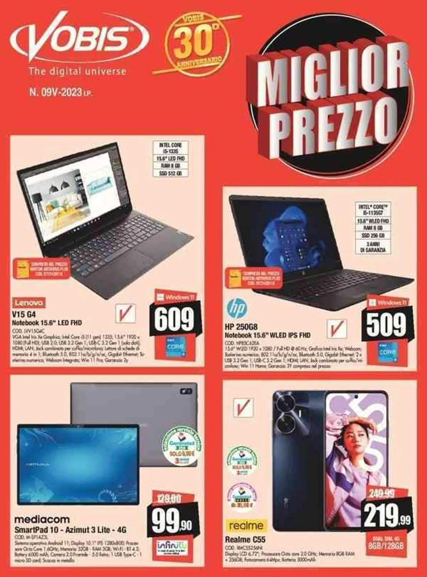 Volantino Vobis da 26 settembre a 30 settembre di 2023 - Pagina del volantino 1