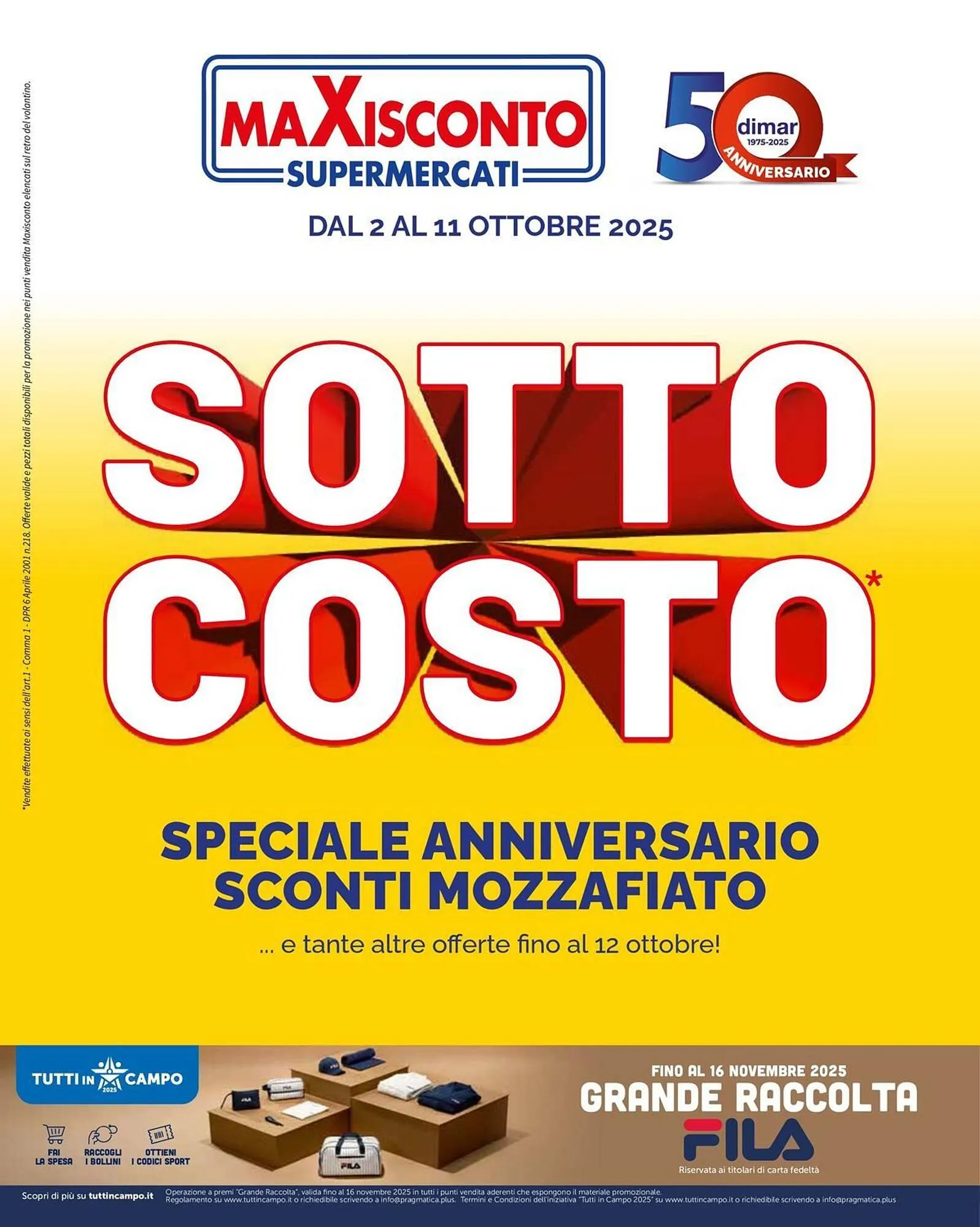 Volantino Maxisconto da 2 ottobre a 11 ottobre di 2025 - Pagina del volantino 1