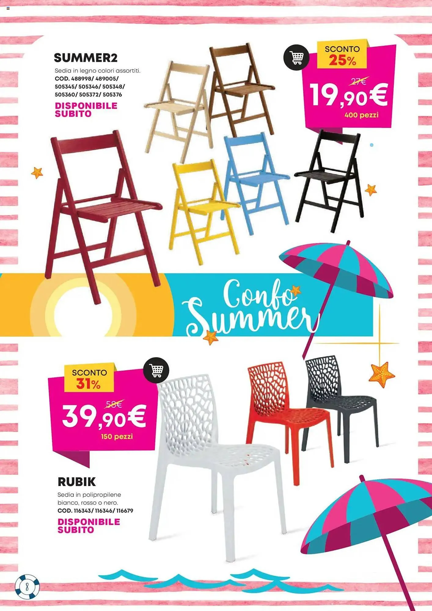 Volantino Conforama da 13 giugno a 31 agosto di 2025 - Pagina del volantino 8