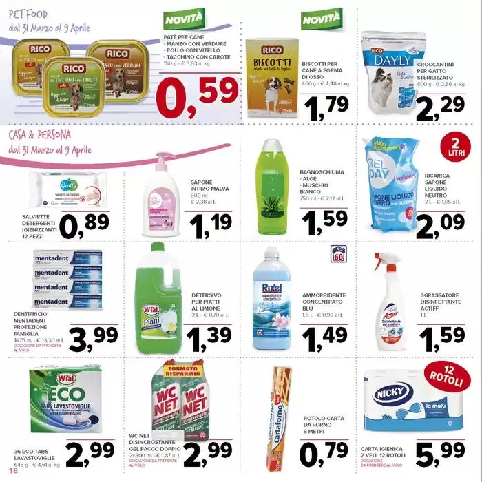 Aspettando pasqua da 31 marzo a 9 aprile di 2025 - Pagina del volantino 18