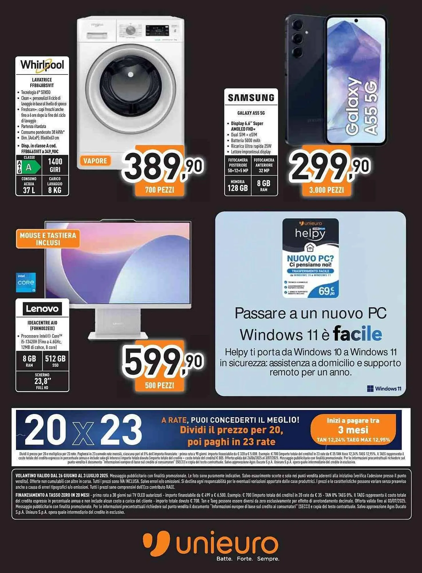 Volantino Unieuro da 26 giugno a 3 luglio di 2025 - Pagina del volantino 25