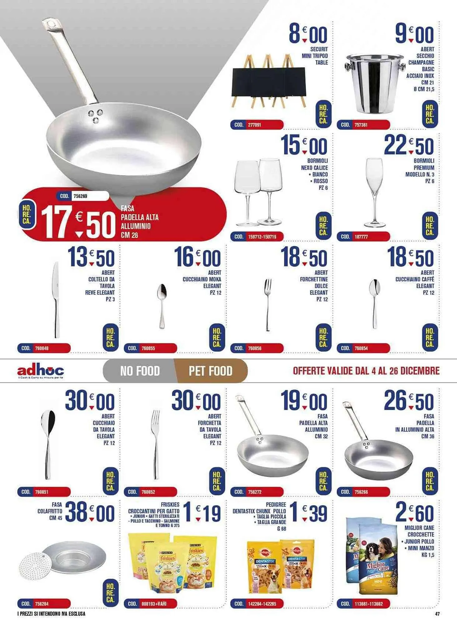 Volantino Adhoc da 4 dicembre a 26 dicembre di 2023 - Pagina del volantino 47