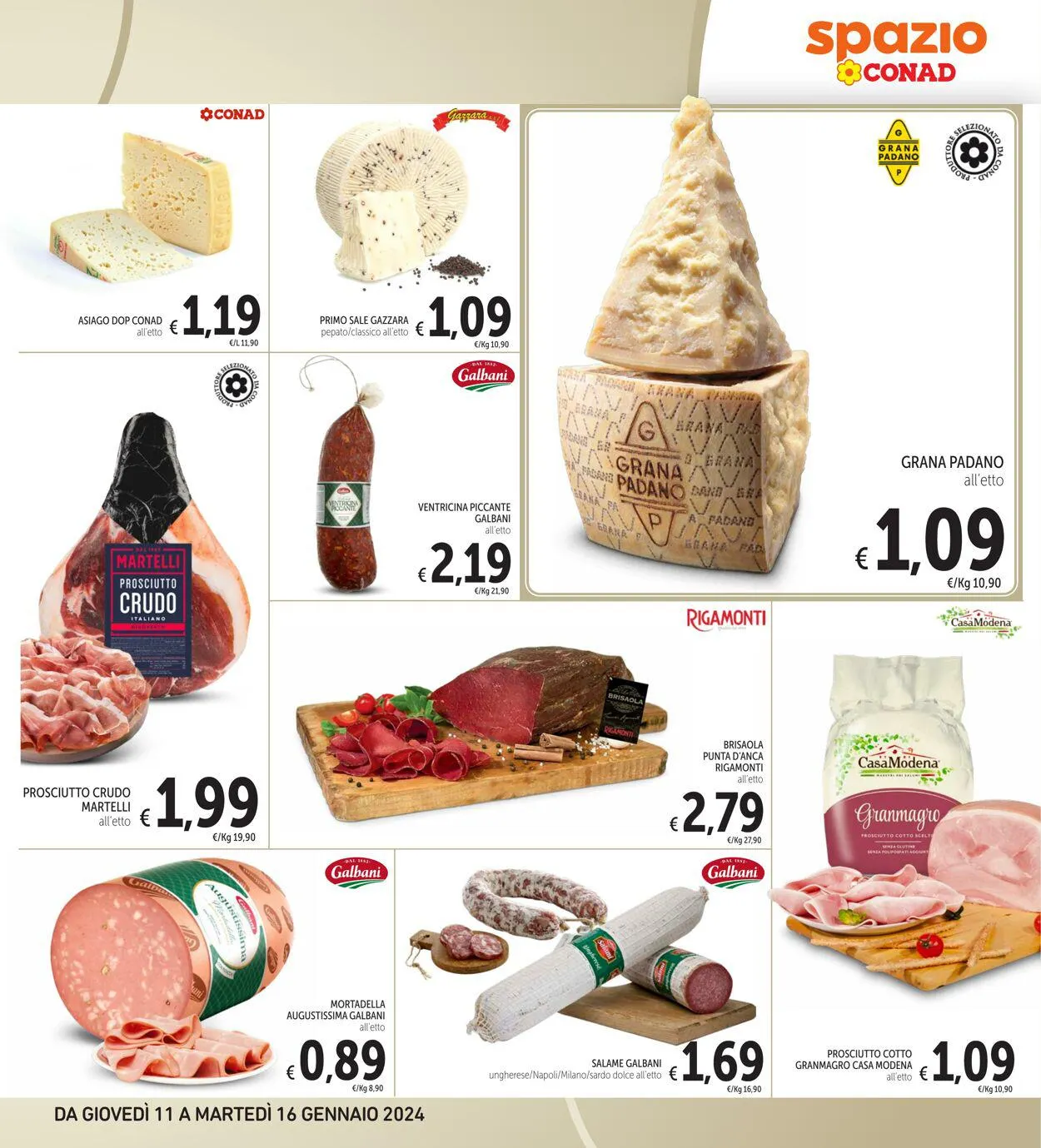 Conad - Spazio - Palermo Volantino attuale da 11 gennaio a 16 gennaio di 2024 - Pagina del volantino 3