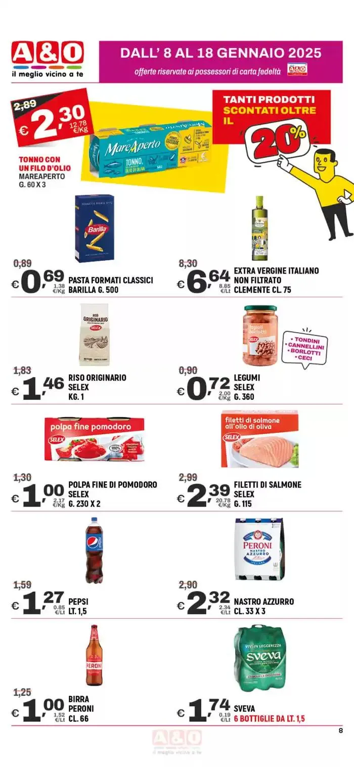 Sconti di inizio anno! da 8 gennaio a 18 gennaio di 2025 - Pagina del volantino 8
