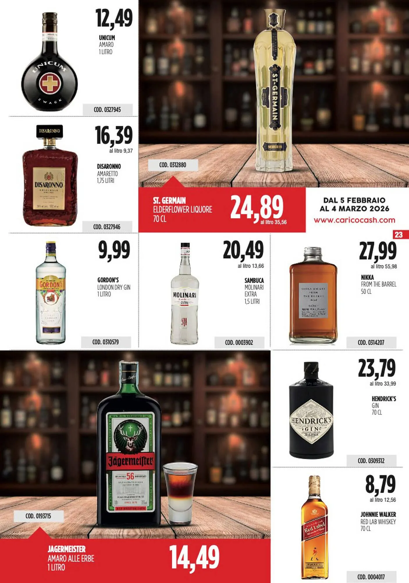 Volantino Carico Cash & Carry da 5 febbraio a 4 marzo di 2026 - Pagina del volantino 23