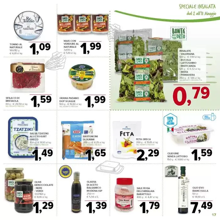 Prendi 2, paghi 1 da 2 maggio a 11 maggio di 2025 - Pagina del volantino 17
