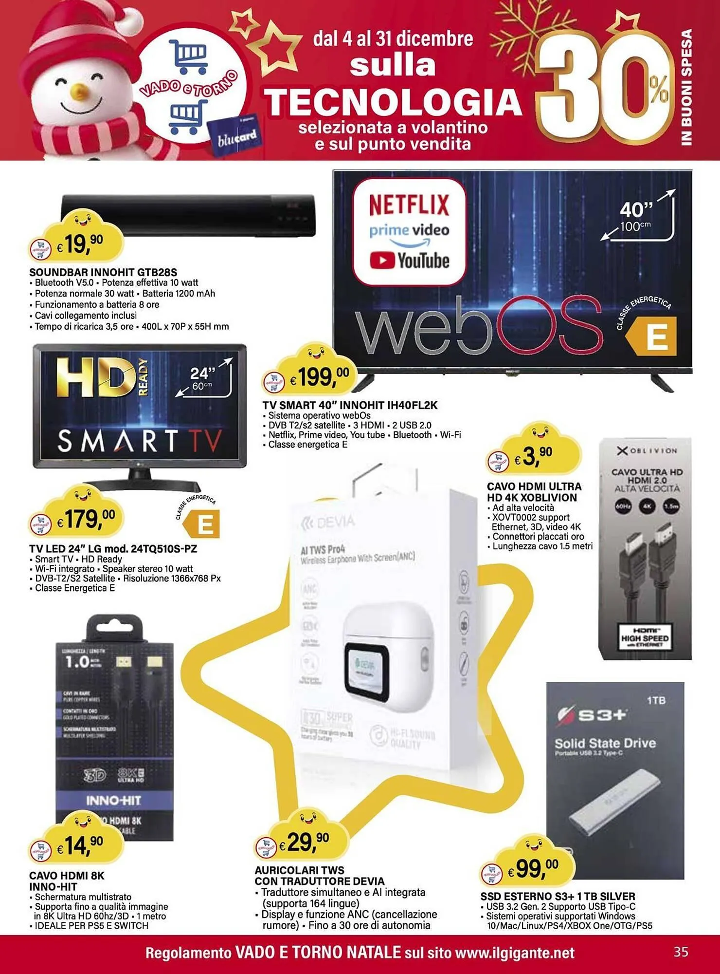 Volantino Il Gigante da 4 dicembre a 31 dicembre di 2025 - Pagina del volantino 35