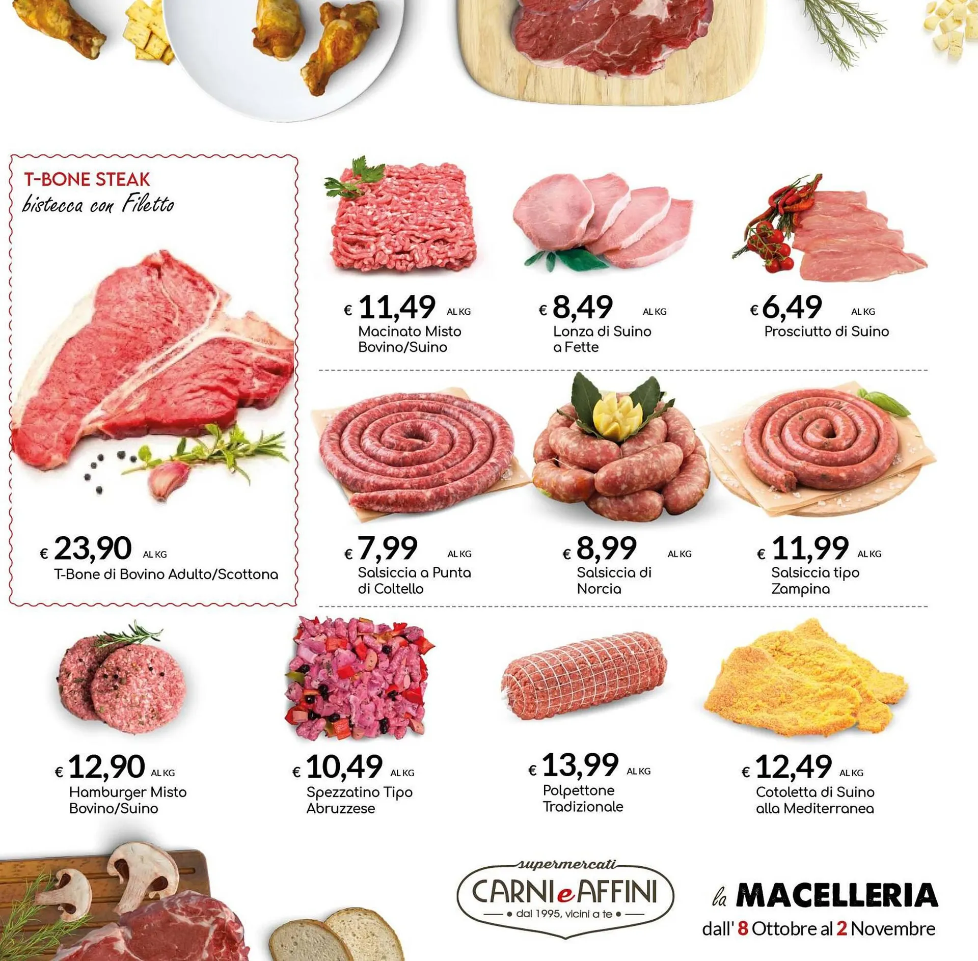 Volantino Carni e Affini Supermercati da 8 ottobre a 2 novembre di 2025 - Pagina del volantino 3