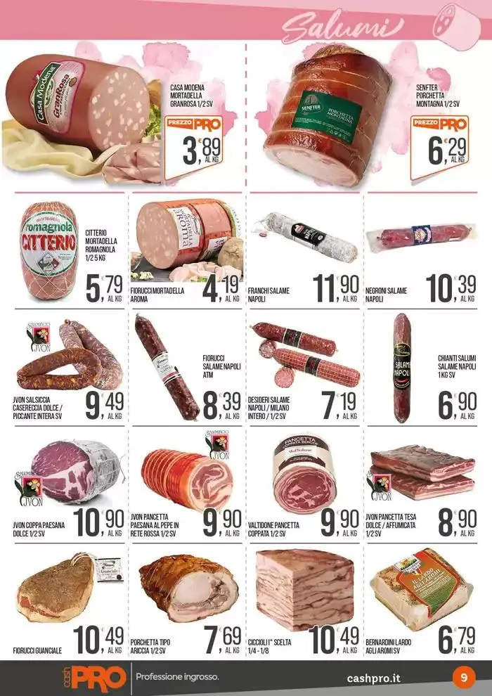 Professione ingrosso. da 26 dicembre a 12 gennaio di 2025 - Pagina del volantino 9
