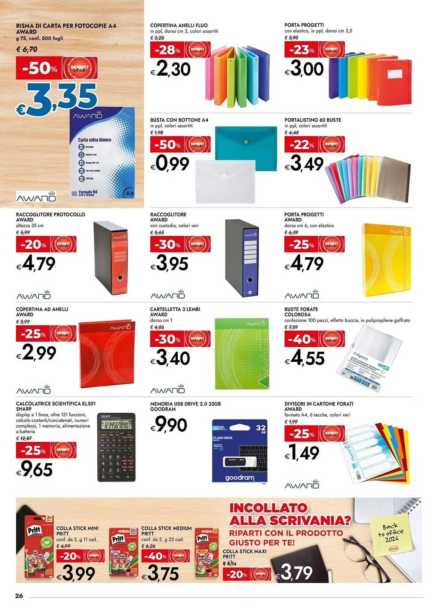 Volantino Bennet da 2 gennaio a 14 gennaio di 2026 - Pagina del volantino 26