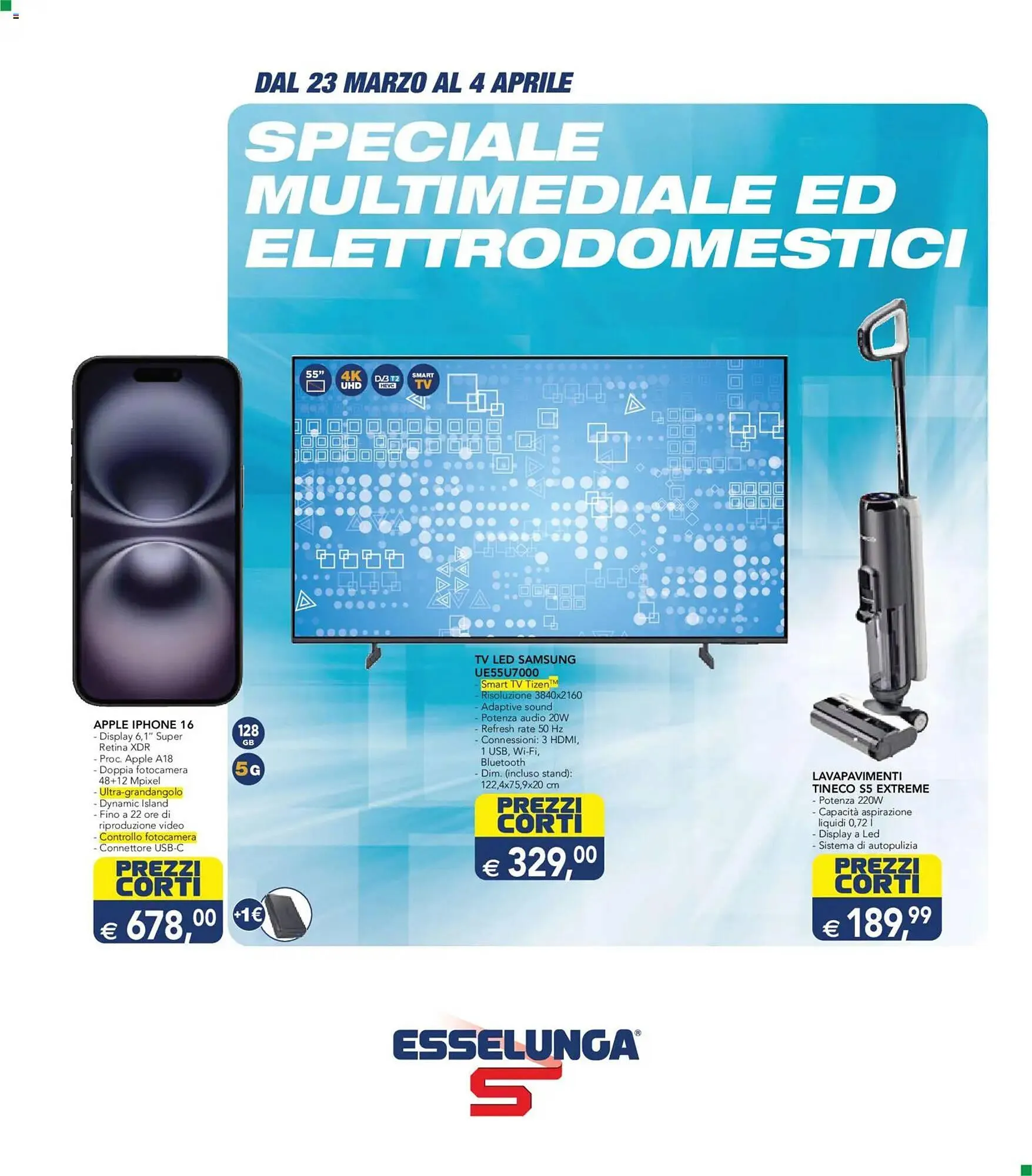 Volantino Esselunga da 23 marzo a 4 aprile di 2026 - Pagina del volantino 1