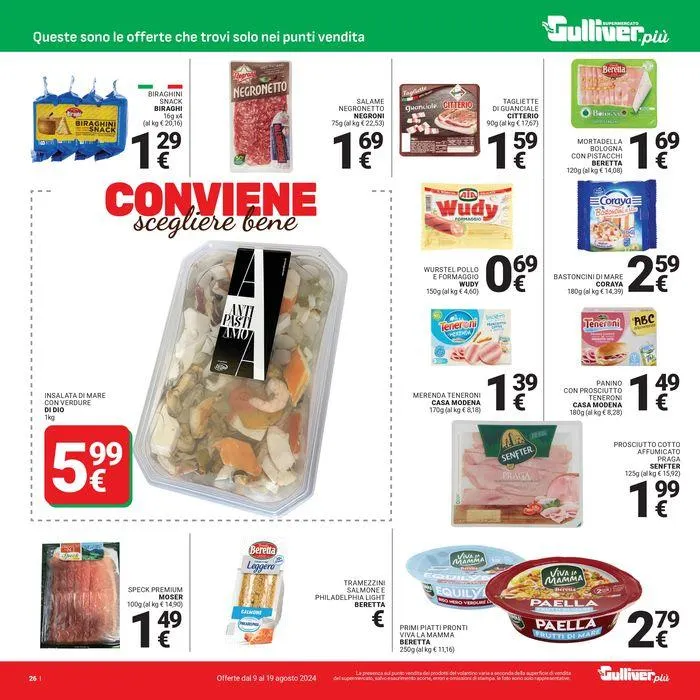 Promo show da 9 agosto a 19 agosto di 2024 - Pagina del volantino 26