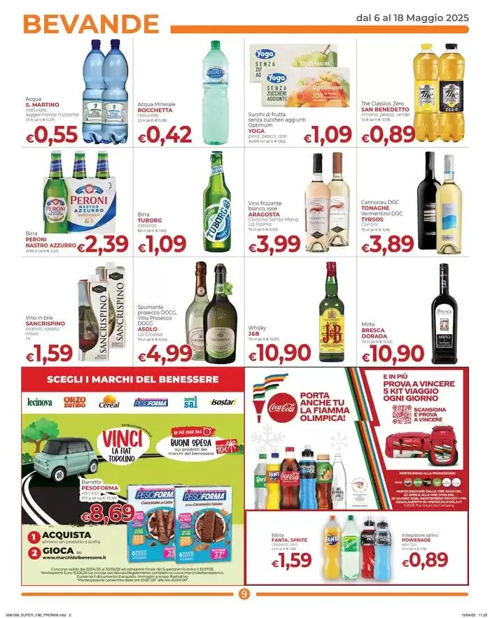 Prezzi al costo! da 6 maggio a 18 maggio di 2025 - Pagina del volantino 9