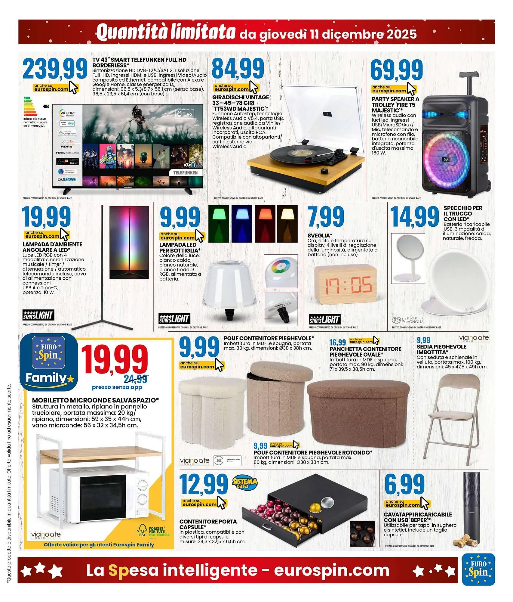Volantino Eurospin da 11 dicembre a 24 dicembre di 2025 - Pagina del volantino 17