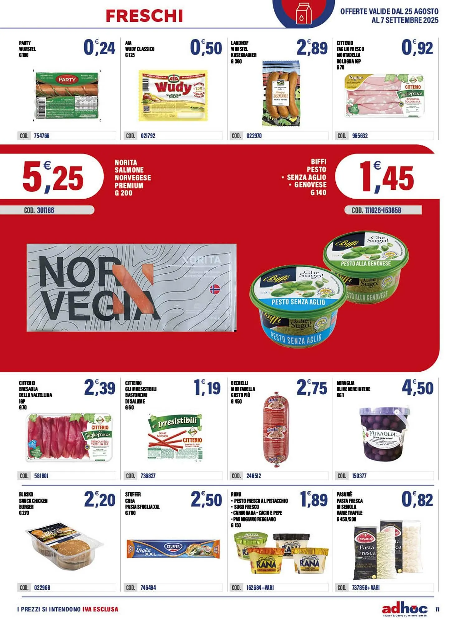Volantino Adhoc da 25 agosto a 7 settembre di 2025 - Pagina del volantino 11