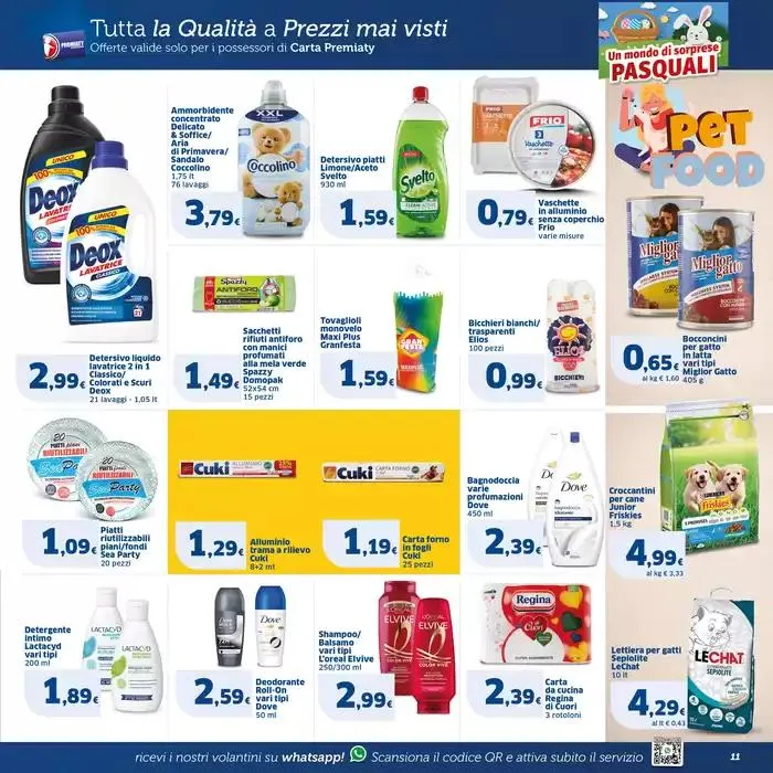 Un mondo di sorprese Pasquali da 15 aprile a 22 aprile di 2025 - Pagina del volantino 11