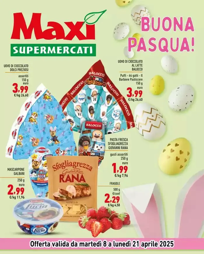 Buona Pasqua! da 8 aprile a 21 aprile di 2025 - Pagina del volantino 1