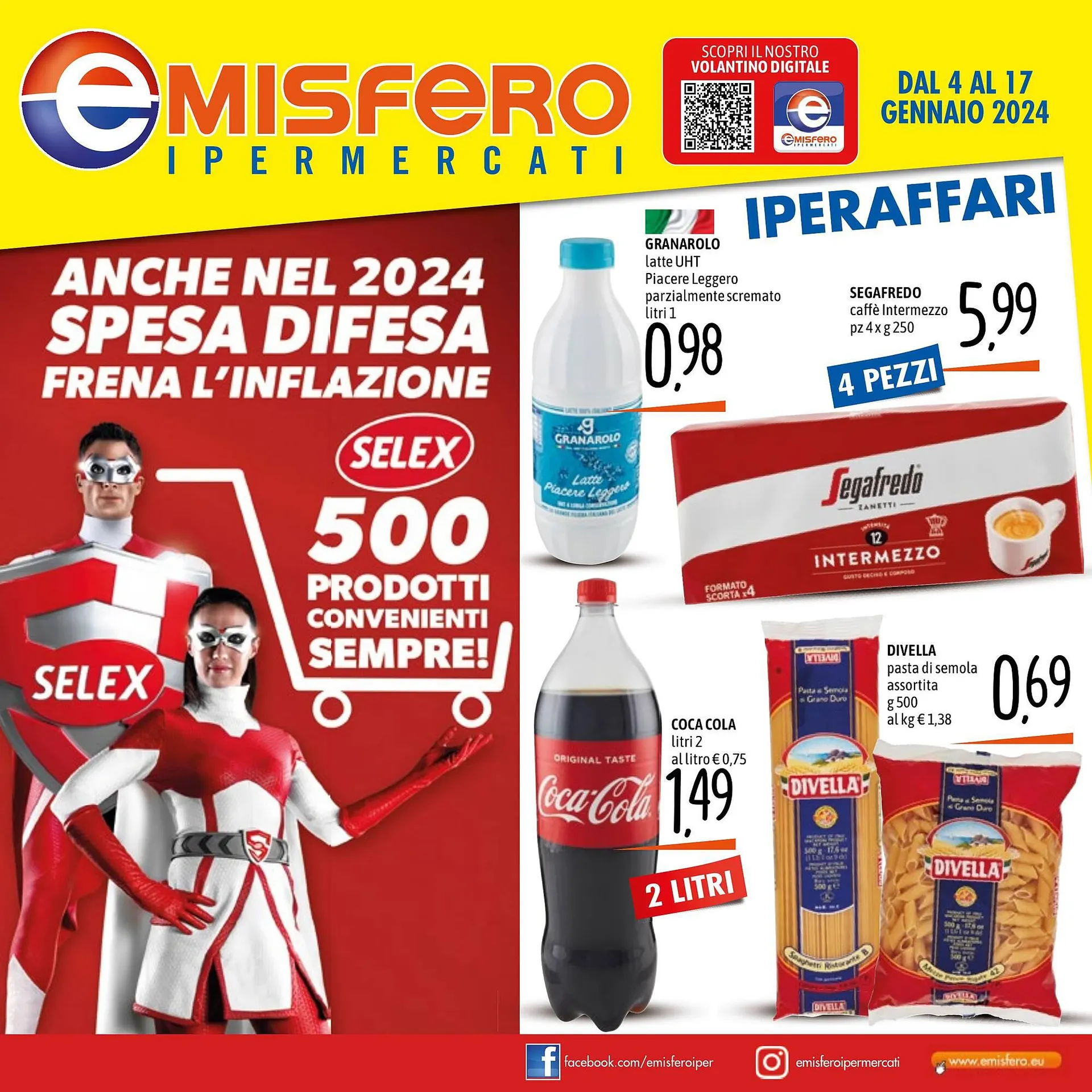 Volantino Emisfero da 4 gennaio a 17 gennaio di 2024 - Pagina del volantino 1